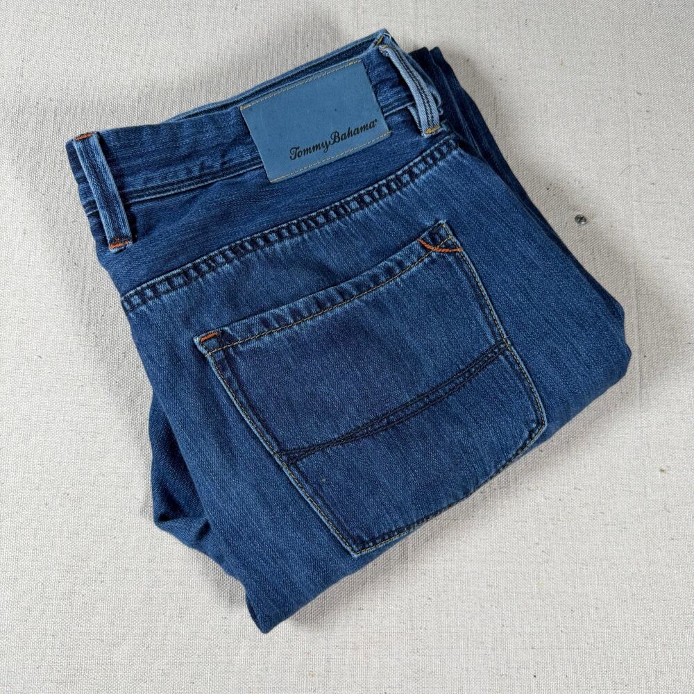 Tommy Bahama Mens Jeans Standard 33/32 relaxed Casual Fit Denim Blue